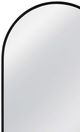 Bassett Mirror Kai Matte Black Floor Mirror-2