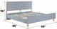 ACME Furniture Gaines Gray High Gloss Queen Panel Bed-2