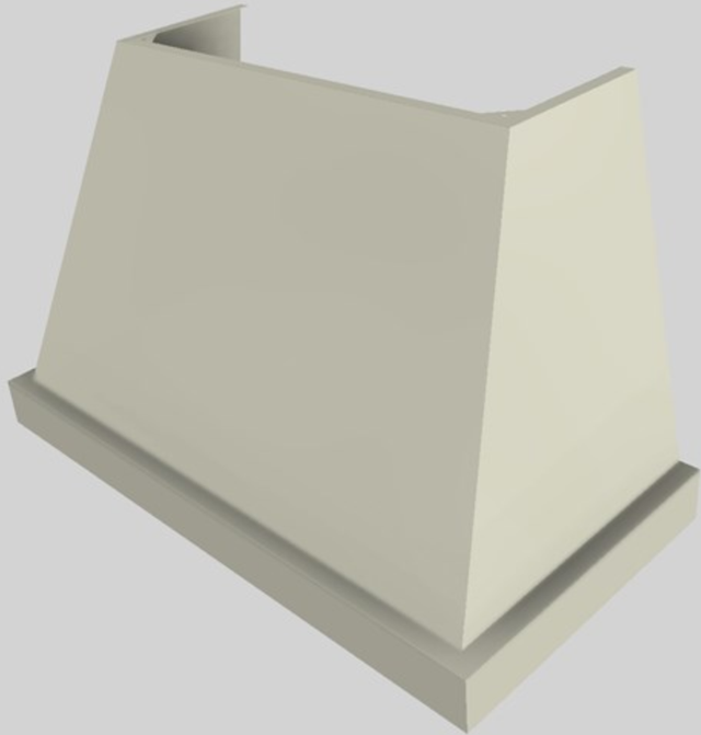 Vent-A-Hood® Designer Series 48" Biscuit Wall Mounted Range Hood-3