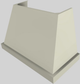 Vent-A-Hood® Designer Series 48" Biscuit Wall Mounted Range Hood-3