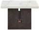 Signature Design by Ashley® Burkhaus White Cocktail Table with Dark Brown Base-2