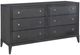 Century® Customizable Details Case 6-Drawer Low Dresser-0