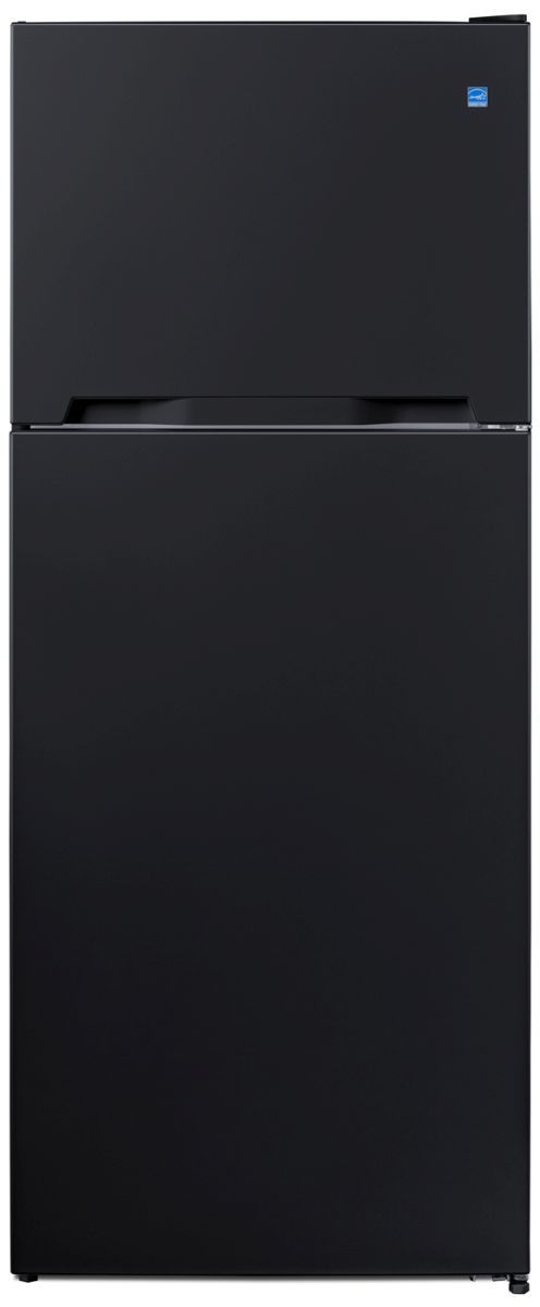 Summit® 28 in. 14.3 Cu. Ft. Black Counter Depth Top Freezer Refrigerator-0