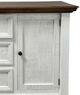 Million Dollar Rustic Mountain Lake Frosted White Chest-1