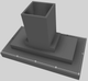 Vent-A-Hood® 54" Gunsmoke Contemporary Island Range Hood-4
