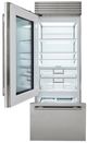 Sub-Zero® Classic Series 30" 17 Cu. Ft. Panel Ready Left Hinge Built-In Bottom Freezer Refrigerator with Glass Door-1