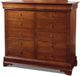 Durham Furniture Chateau Fontaine Candlelight Cherry Dressing Chest-0