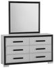 Global Furniture USA Amelia 4-Piece Black/Gray King Bedroom Set-2