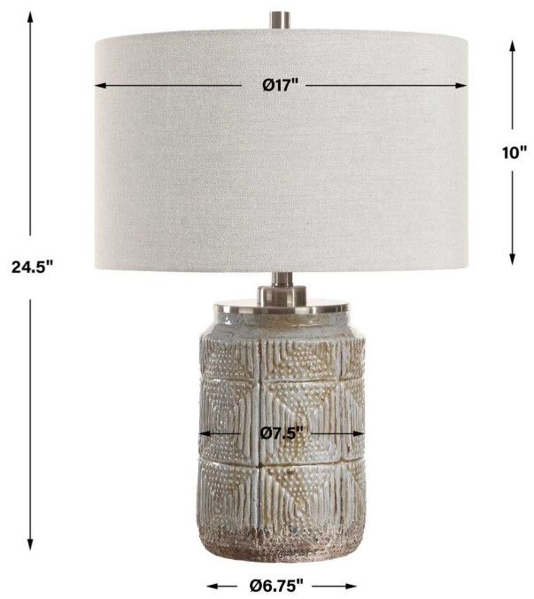 Uttermost® Graydon Dusty Gray Table Lamp-2