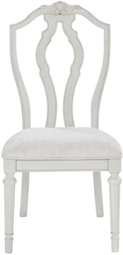 Benchcraft® Montelaine Antique White Dining Side Chair-1