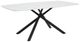 Homelegance® Benito White Dining Table with Black Base-0