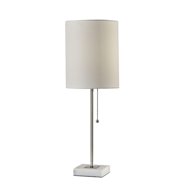 Adesso® Fiona White Table Lamp-0