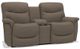 La-Z-Boy® James Marble Reclining Loveseat with Console-0