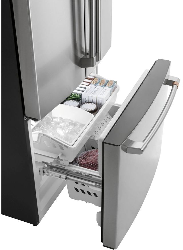 Café™ 33 in. 18.6 Cu. Ft. Stainless Steel Counter Depth French Door Refrigerator-4