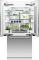 Réfrigérateur à portes françaises de 36 po à profondeur comptoir Fisher & Paykel® série 7 de 16.8 pi³ - Prêt pour le panneau-1