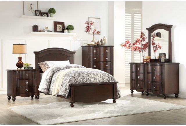 Homelegance® Meghan Espresso Twin Panel Youth Bed-2