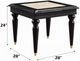ACME Furniture Tayden White End Table with Black Base-2