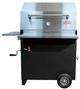 Hasty Bake Gourmet Pro 30" Black/Stainless Steel Dual Finish Charcoal Freestanding Grill-0