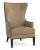 Bassett® Furniture Customizable Whitney Leather Wingback Accent Chair-0