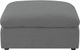 Elements International Cloud 9 Charcoal Ottoman-0