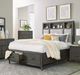 Homelegance® Wittenberry Gray King Upholstered Platform Bed-0