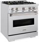 ZLINE Classic 30" Satin Stainless Steel Pro Style Gas Range-2