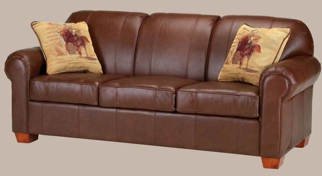 Marshfield Furniture McClain (Leather) Brown Sofa-0