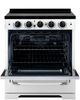 Unique Appliances Classic Retro 30" Marshmallow White Slide-In Induction Range-4