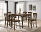 ACME Furniture Dylan 2-Piece Walnut Counter Height Chair Set-4