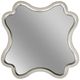 Michael Amini® Villa Cherie Mirrored Glass Chairside Table with Hazelnut Base-1