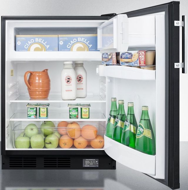 Summit® 24" 5.1 Cu. Ft. Black Compact Refrigerator-3