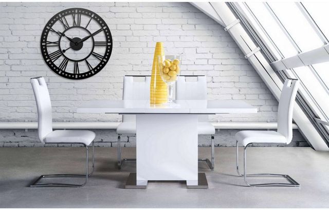 Mazin Furniture Standa White Dining Table-3