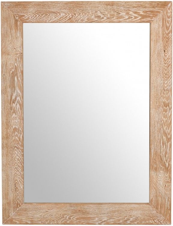 Meridian Furniture Cresthill White Oak Mirror-1