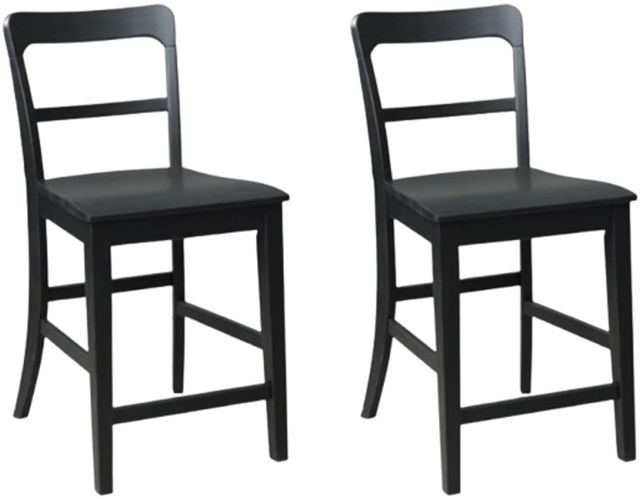 Signature Design by Ashley® Chadworth Black Bar Stool-2