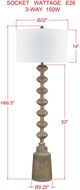 Forty West Bianca Natural Floor Lamp-1
