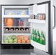 Summit® 24" 5.1 Cu. Ft. Stainless Steel Compact Refrigerator-3