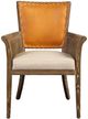 Furniture Classics Range Beige/Brown/Orange Dining Arm Chair-1