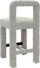 TOV Furniture Hazel Gray Boucle Counter Stool-4
