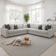 Furniture of America® Nerone Light Gray Sectional-1