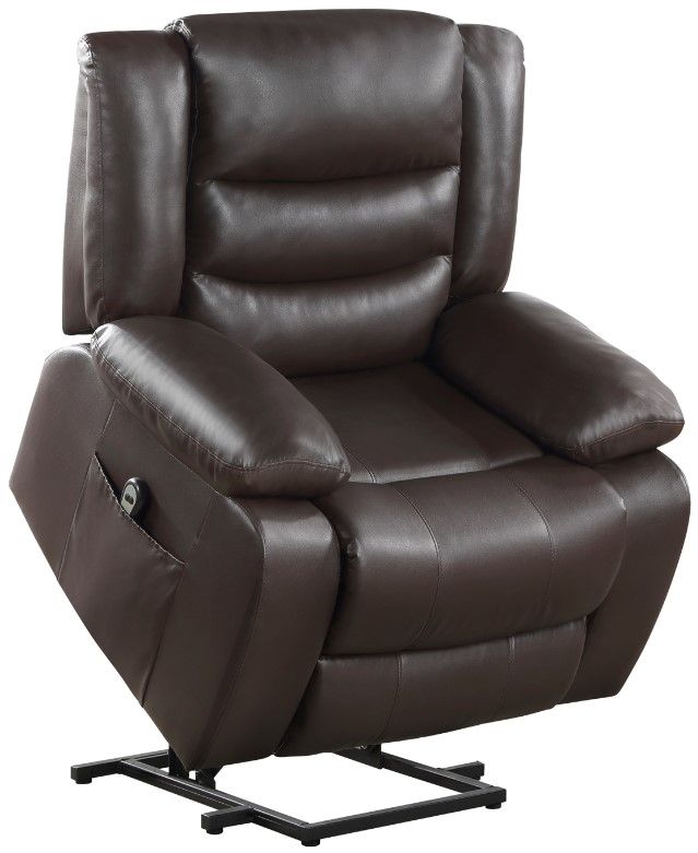 Homelegance® Carson Dark Brown Power Lift Chair-0