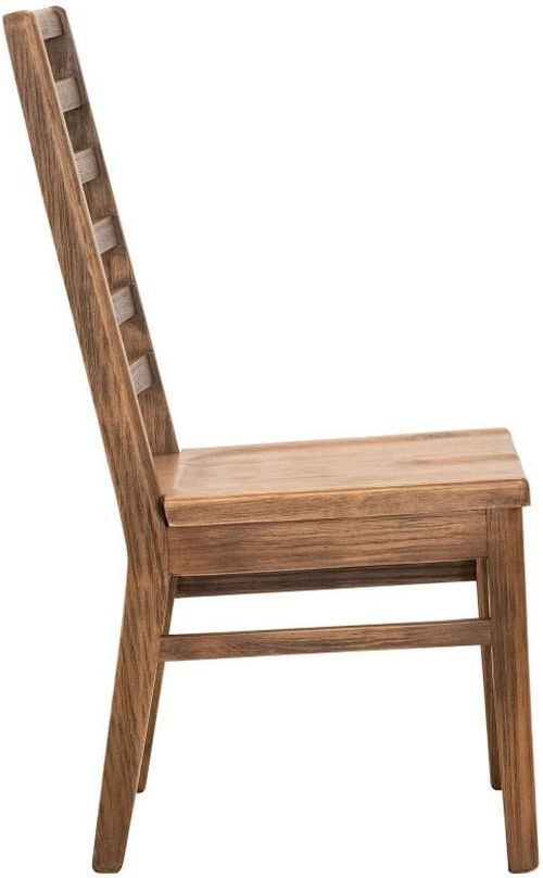 International Furniture Direct Balam Brown Dining Side Chair-2