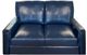 USA Premium Leather Furniture 7200 HM Blue Loveseat-0