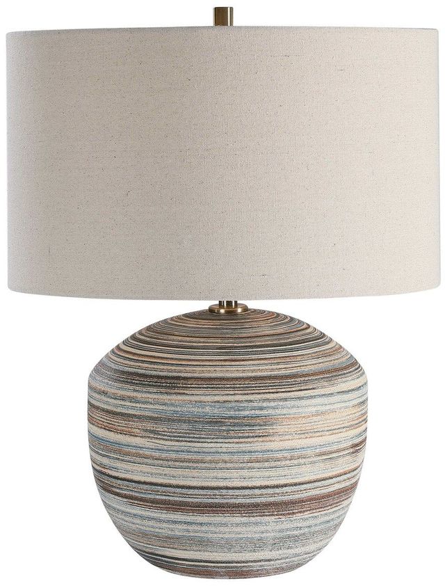 Uttermost® Prospect Striped Neutral Accent Lamp-0
