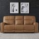 Liberty Furniture Bennett Butternut Leather Power Reclining Sofa-2