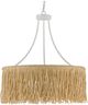 Currey & Company Samoa Gesso White/Natural Chandelier-1
