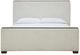 Signature Design by Ashley® Radkin Burnished Brown/Off-White California King Upholstered Panel Bed-3