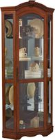Pulaski™ PFC Warm Cherry Brown Corner Curio-0