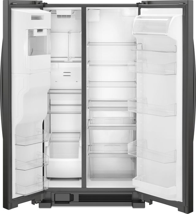 Whirlpool® 36 in. 24.5 Cu. Ft. Side-by-Side Refrigerator-Black-10