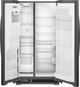 Whirlpool® 36" 24.5 Cu. Ft. Black Side-by-Side Refrigerator-1