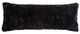 HiEnd Accents Ruched Rabbit Black Lumbar Pillow-0